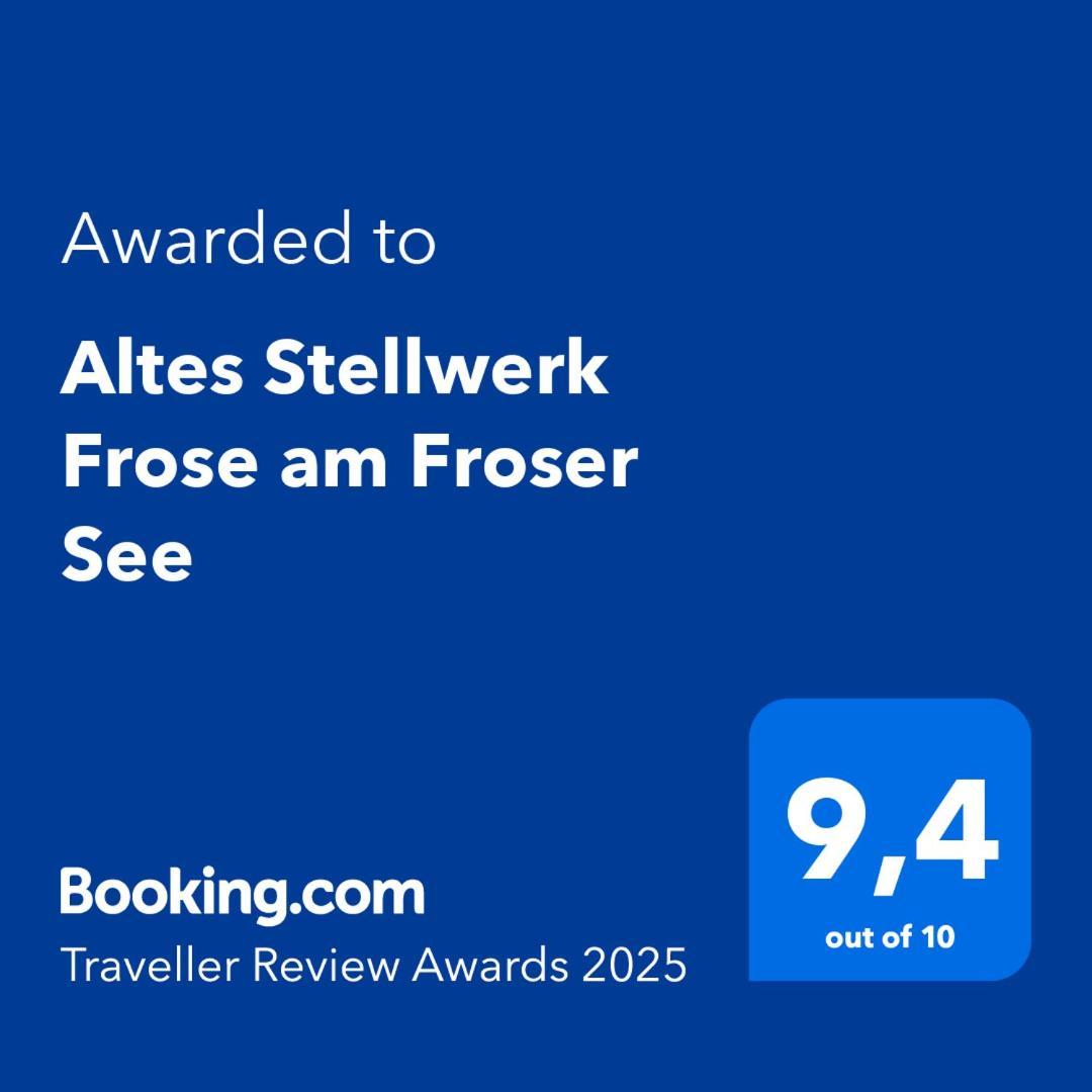 "Altes Stellwerk Frose" Am Froser See Eksteriør billede
