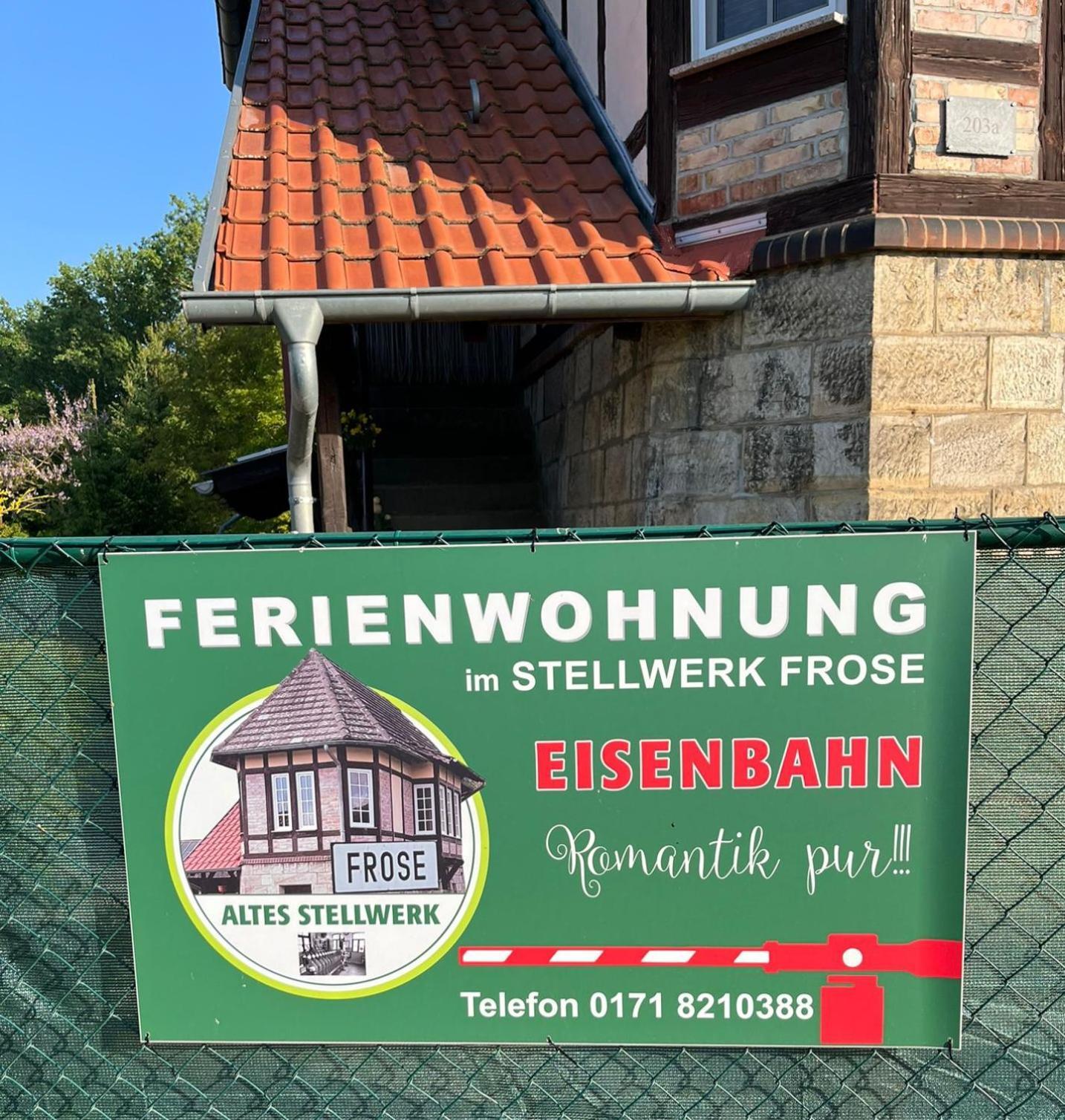 "Altes Stellwerk Frose" Am Froser See Eksteriør billede